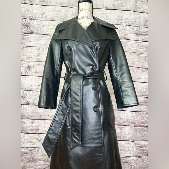 Vintage British Crown Colony Hong Kong 1960’s Trench Coat Size S - Picture 3 of 15